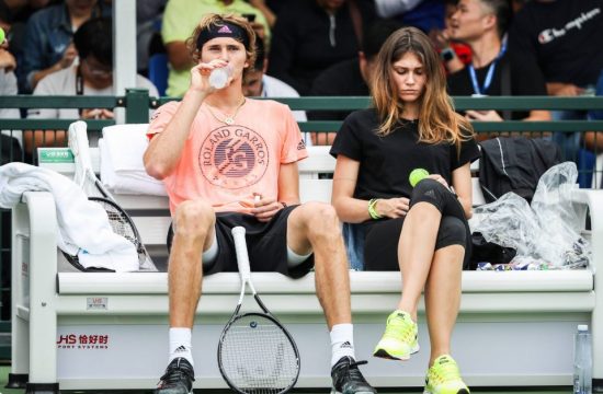 Alexander Zverev i Olga Sharipova